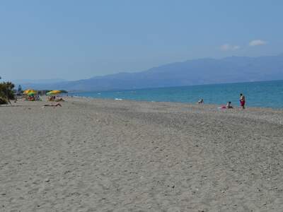Řecko, Kréta, Pláž u ubytování Chrisselen