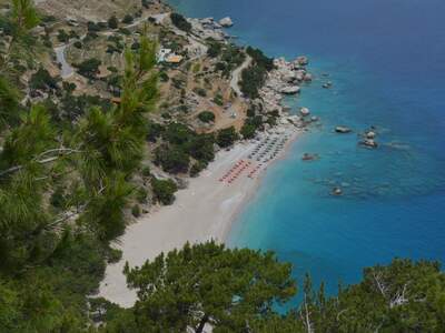 Řecko, Karpathos, Pláž Apela