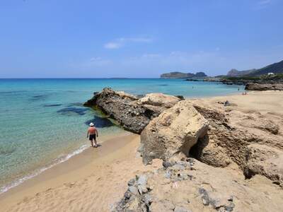 Řecko, Kréta, Pláž Fallasarna