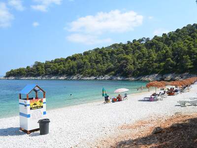 Řecko, Alonissos, Pláž Lefkos Gialos