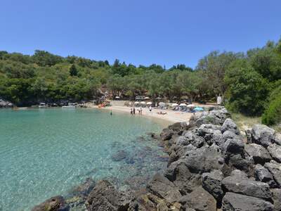 Řecko, Sivota, Pláž Zavia Beach