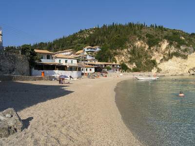 Řecko, Lefkada, Městská pláž