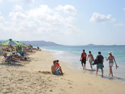 Řecko, Naxos,  Pláž Plaka Markas