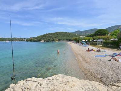 Řecko, Sivota, Pláž Galikos Molos (městská pláž)