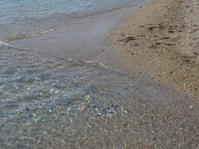 Řecko, Rhodos, Pláž v letovisku Stegna