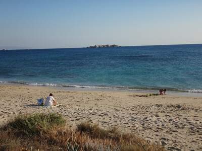 Řecko, Naxos, Pláž Plaka Markas