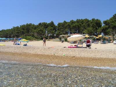 Řecko, Kefalonie, Pláže v letovisku Skala, V centru