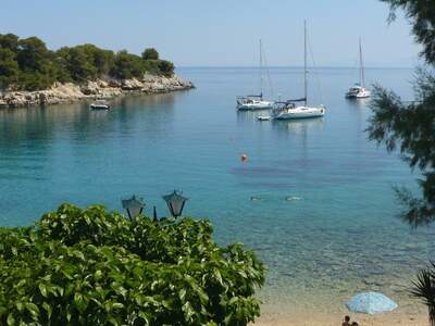 Řecko, Alonissos, Pláž Rousoum Gialos