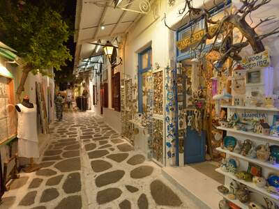 Řecko, Paros, Letovisko Parikia