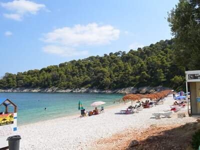 Řecko, Alonissos, Pláž Lefkos Gialos