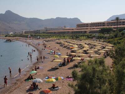 Řecko, Rhodos, Pláž Kolibioi