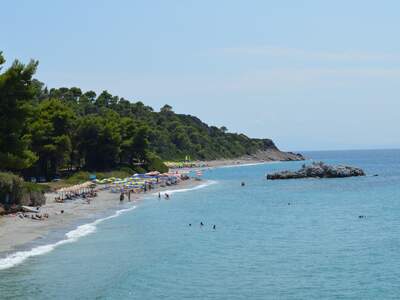 Řecko, Skopelos, Pláž Milia