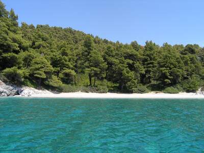 Řecko, Skopelos, Pláž Ftelia