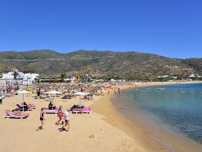 Řecko, Ios, Pláž Mylopotas