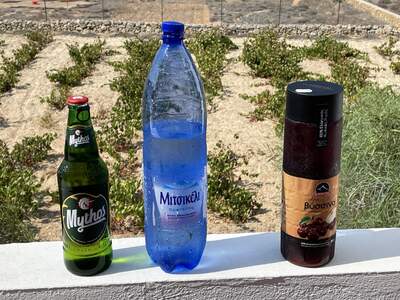 Vinice pod Annou, pěkně oplocená
a chráněná proti divokým kozám