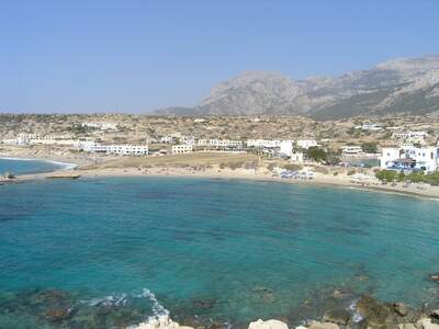 Řecko, Karpathos, Prostřední pláž v letovisku Lefkos