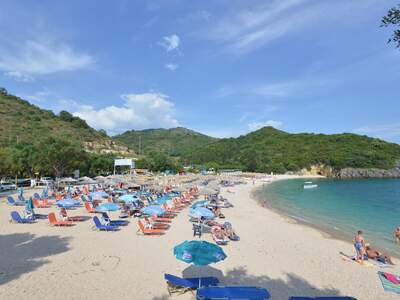 Řecko, Sivota, Pláž Mega Ammos