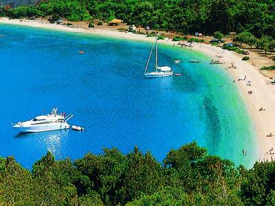 Řecko, Kefalonie, Pláž Antiamos