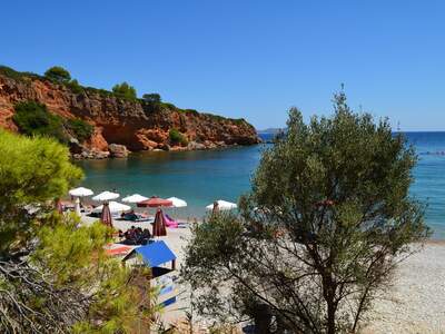 Řecko, Alonissos, Pláž Kokkino Castro