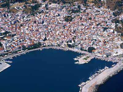 Řecko, Skopelos, Město
