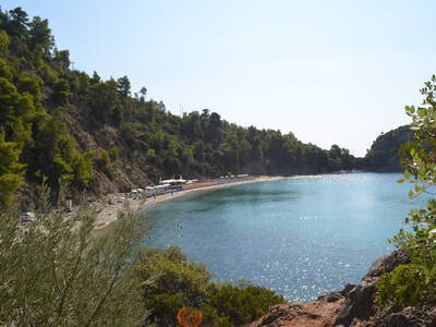 Řecko, Skopelos, pláž Stafilos