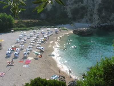 Řecko, Parga, Pláž Krioneri 