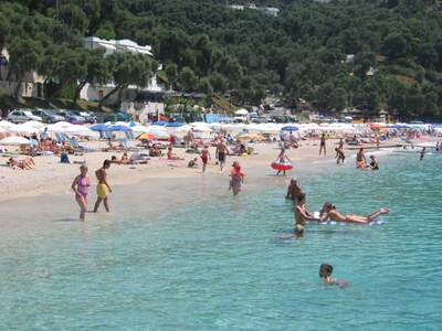 Řecko, Parga, Pláž Valtos