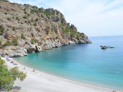 Řecko, Karpathos, Pláž Achata