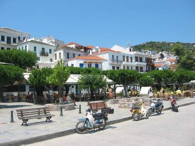 Řecko, Skopelos, Město