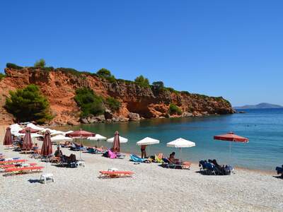 Řecko, Alonissos, Pláž Kokkino Castro