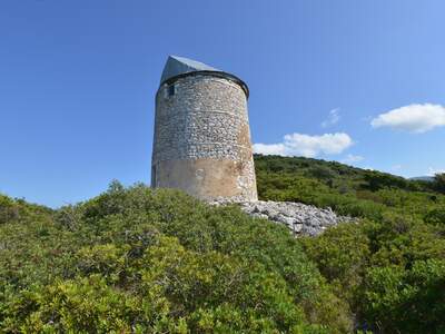 Řecko, Ithaka, Panagia- mlýn a kostel