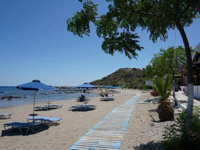 Řecko, Rhodos, pláž Faliraki