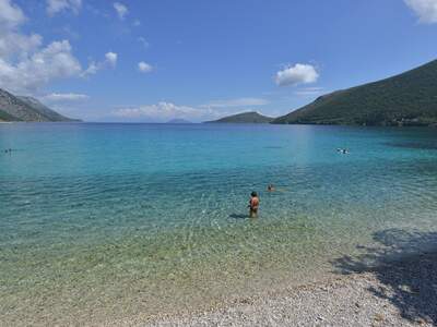 Řecko, Ithaka, Pláž Bros Aetos