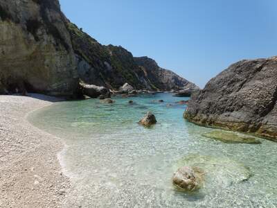 Řecko, Kefalonie, Pláž Petani