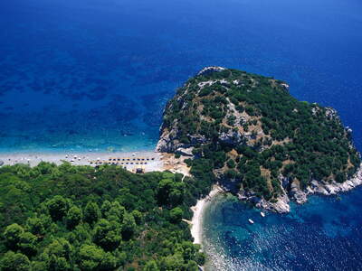 Řecko, Skopelos, pláž Velanio