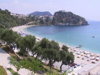 Řecko, Parga, Pláž Valtos