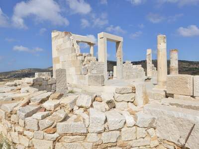 Řecko, Naxos, Antické stavení Demeter