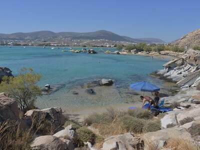 Řecko, Paros, Pláž Kolimbithrees