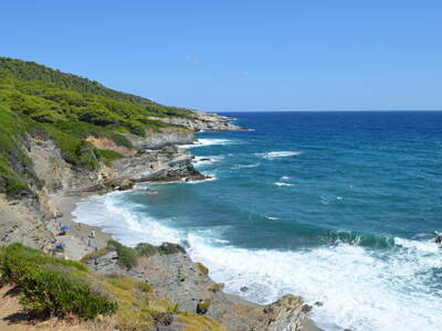 Řecko, Skopelos, pláž Perivolju