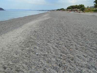 Řecko, Kréta, Pláž u ubytování Chrisselen