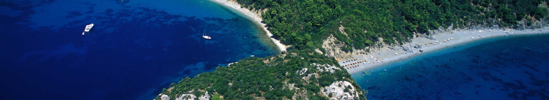 Řecko, Skopelos, pláž Stafilos