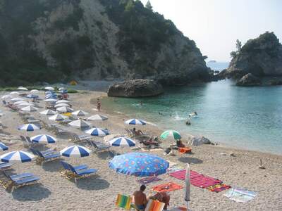 Řecko, Parga, Pláž Krioneri 