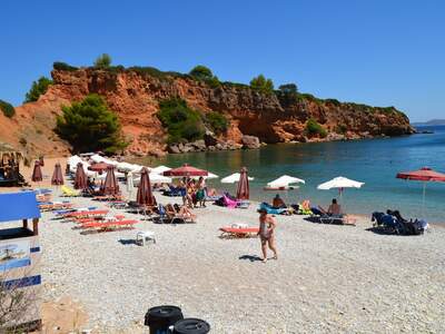 Řecko, Alonissos, Pláž Kokkino Castro