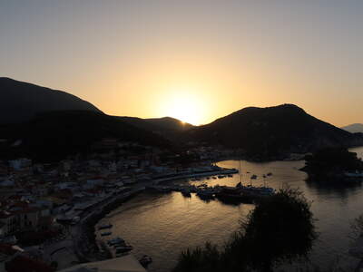 Parga-východ slunce