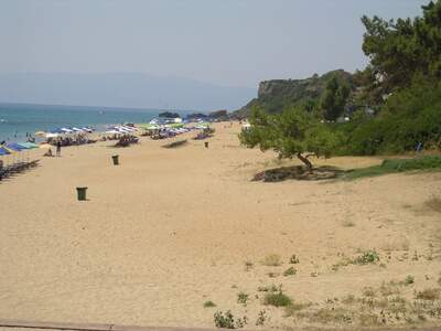 Řecko, Kefalonie, Pláže v letovisku Skala, V centru