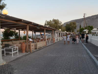 Řecko, Santorini, Letovisko Kamari