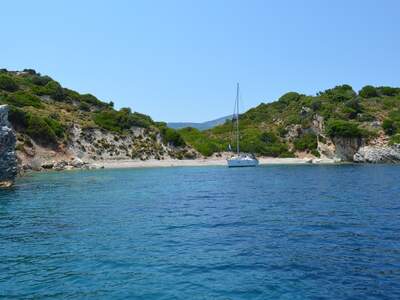 Řecko, Ithaka, Pláž Mikro Gidaki