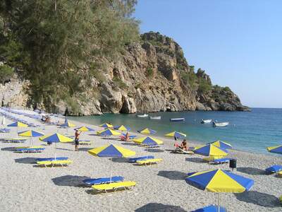 Řecko, Karpathos, Pláž Achata