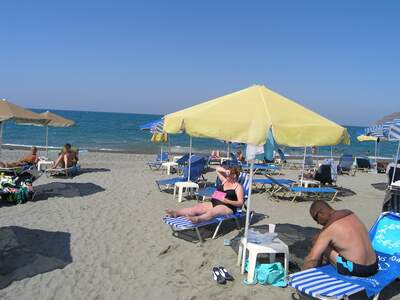 Řecko, Kréta, Pláž Platanias