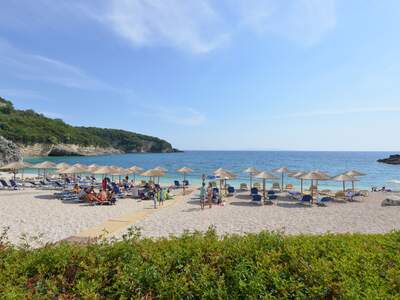 Řecko, Sivota, Pláž Mega Drafi